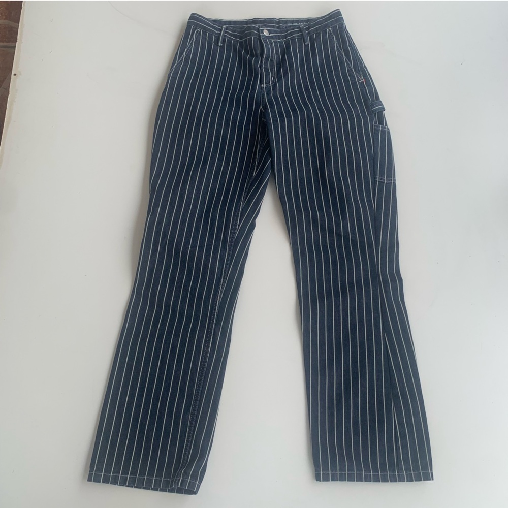 CARHARTT WIP W' Women's 28 Trade Pant Blue with White Stripe Tag Cargo